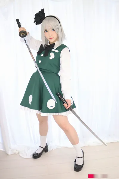 Yukina - Youmu Konpaku nude cosplay leaked 6934