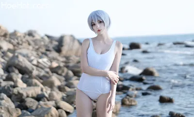 Himeecosplay - Rei Swimsuit nude cosplay leaked 405549