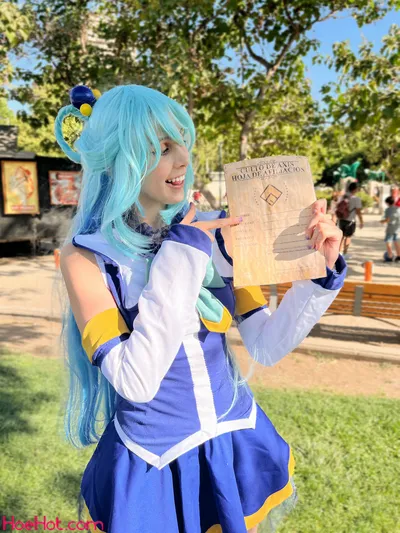 Rosicosplay - Aqua nude cosplay leaked 504