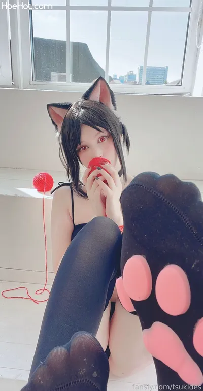 Tsuki Desu - Kaguya Neko Lingerie nude cosplay leaked 462240