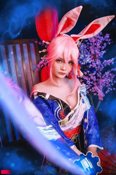 Azami - Yae Sakura nude cosplay leaked 9907