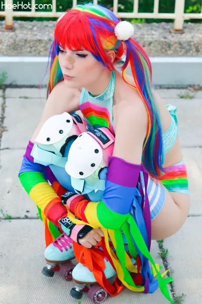 Meggii - Rainbow Dash nude cosplay leaked 151384