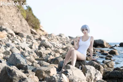 Himeecosplay - Rei Swimsuit nude cosplay leaked 405556