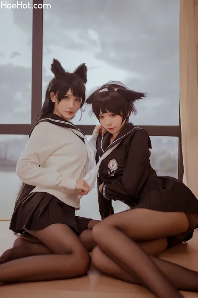 小野妹子w&amp;前羽 校服 nude cosplay leaked 603534