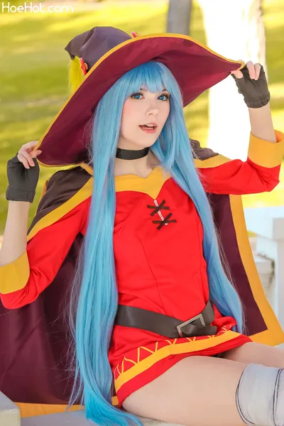 Meggii Kohai - Aqua-Megumin nude cosplay leaked 592698