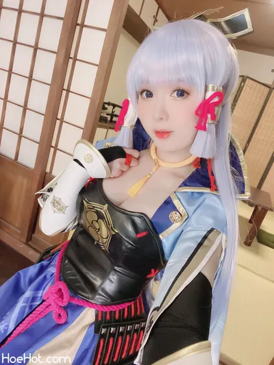 [霜月しも] 白鷺の姫君 原神の神里綾華 nude cosplay leaked 379316