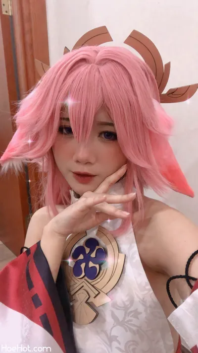 PoppaChan - Yae Miko nude cosplay leaked 141679