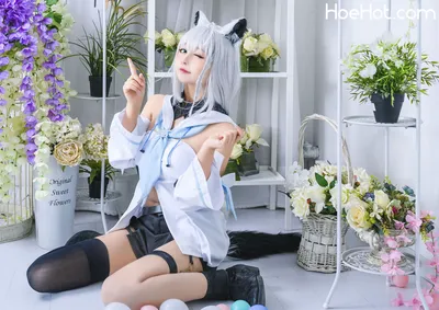 黑猫猫 - Hololive - Shirakami Fubuki nude cosplay leaked 434279