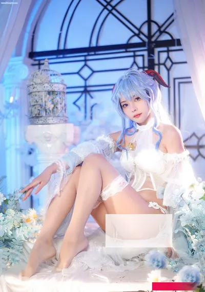 [苏嫣嫣阿姨] 甘雨花嫁 Genshin Impact Ganyu Bride nude cosplay leaked 20223