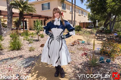 [VRCosplayX] Angel Youngs - Violet Evergarden A XXX Parody nude cosplay leaked 247364