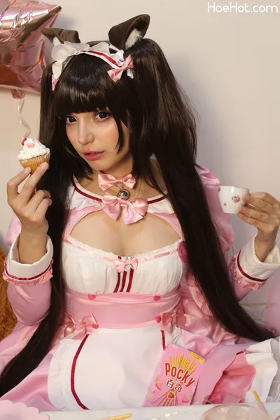 Lia Wink - Chocola (Nekopara) nude cosplay leaked 288706