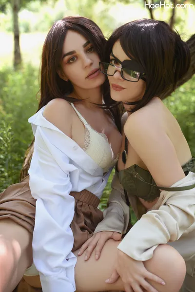 Evenink, Kanra Collins - Hange &amp; Pieck (Attack on Titan) nude cosplay leaked 506766