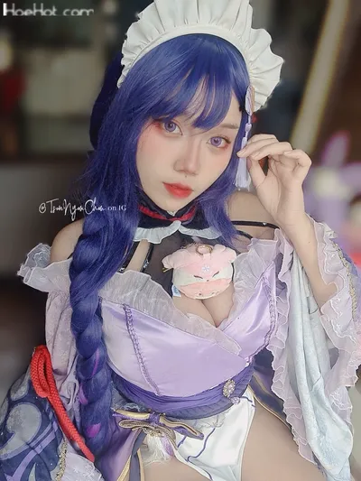 Tsunnyanchan - Maid Raiden Shogun nude cosplay leaked 25036