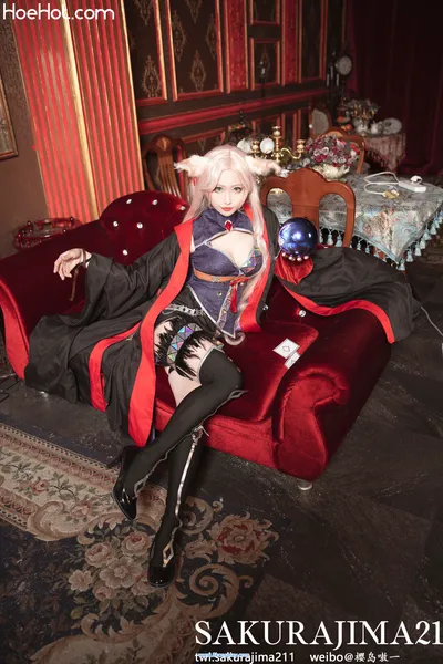 [樱岛嗷] 明日方舟远山 Arknights Gitano nude cosplay leaked 225609