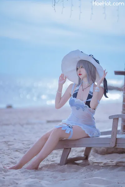 [二佐Nisa] 碧蓝天鹰泳装 Azur Lane Aquila Swimsuit nude cosplay leaked 222339