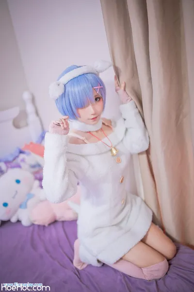 [花柒Hana] 蕾姆绵羊 Rem nude cosplay leaked 160620