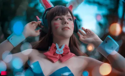 Kawaiitsu - Bunny D.Va nude cosplay leaked 6562