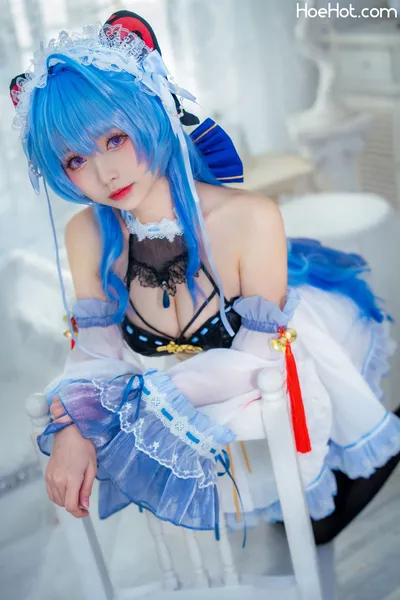 Komaki - Ganyu maid nude cosplay leaked 284697