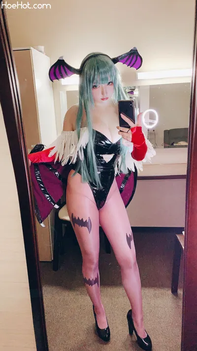 saku Morrigan Aensland nude cosplay leaked 157550