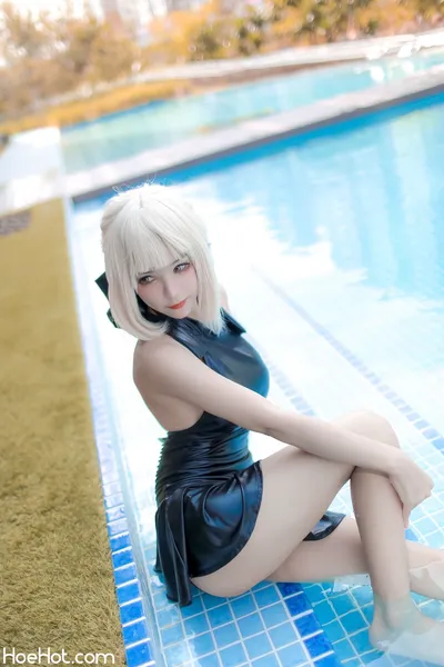 KitKat 9 - Saber Alter Swim Suit nude cosplay leaked 439018