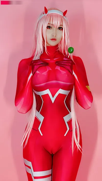 Misswarmj - Zero Two Bodysuit nude cosplay leaked 12520