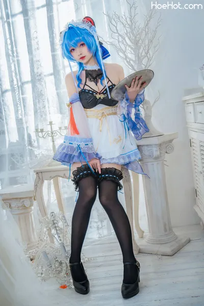 Komaki - Ganyu maid nude cosplay leaked 284711