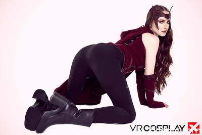 [VRCosplayX] Hazel Moore as Scarlet Witch nude cosplay leaked 454354