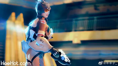 半半子 - Tracer nude cosplay leaked 265975