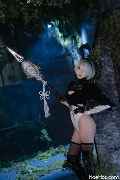 [玄子 genko] 2B Nier Automata nude cosplay leaked 32285