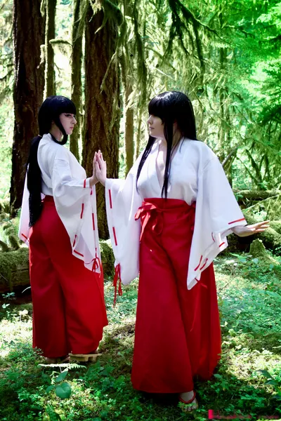 Foxy Cosplay - Kagome &amp; Kikyo nude cosplay leaked 2485