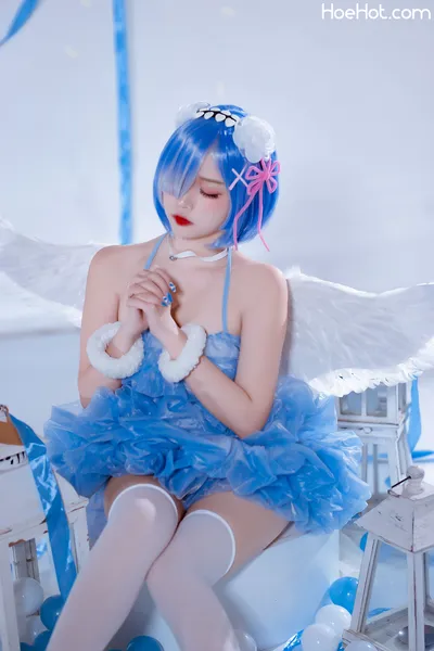 二佐Nisa - 蕾姆天使 nude cosplay leaked 518489