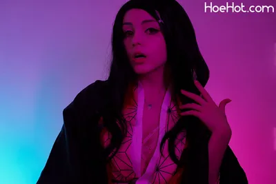 Olyashaa - Nezuko nude cosplay leaked 301770