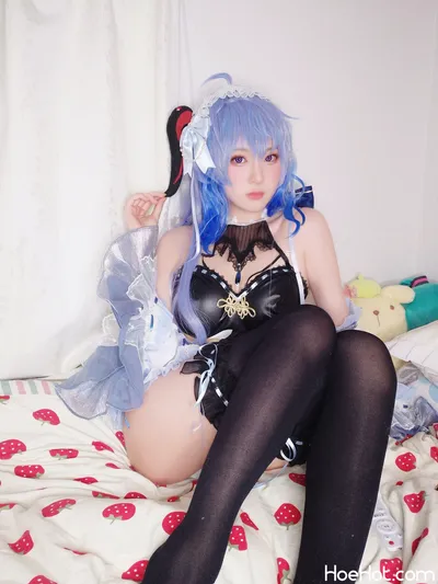 [Yuki亭] ❄️甘雨メイド❄️ nude cosplay leaked 523156