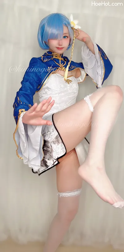 [わんこちゃん] レム💙 nude cosplay leaked 410142