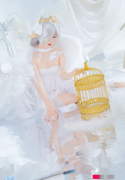 [喵喵的喵吖] 翅膀坠落 Fallen Angel nude cosplay leaked 8163