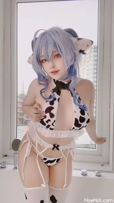 Sayo Momo - Ganyu Cowkini nude cosplay leaked 43457