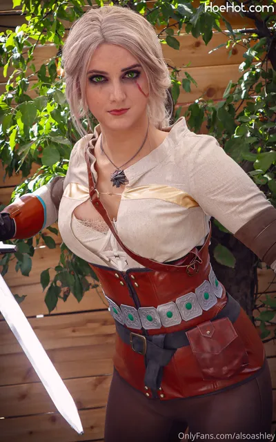 Ashley Barron - Ciri nude cosplay leaked 234508