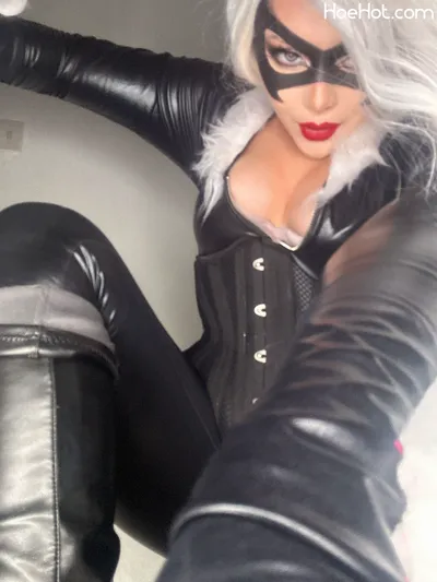 Natylikespizza - Black Cat nude cosplay leaked 272162