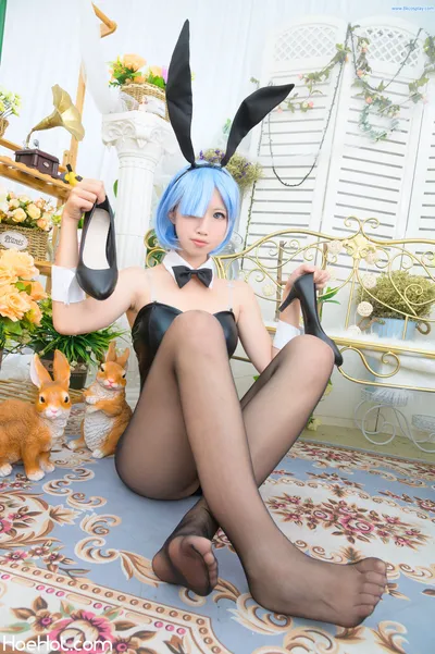 大米米球 NO.02 蕾姆兔女郎 Rem Bunny nude cosplay leaked 520076