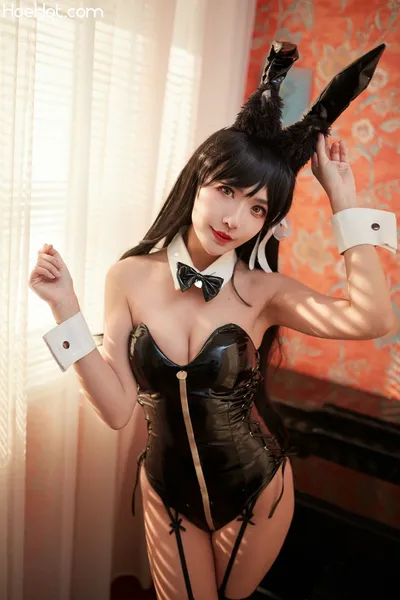 源纱希喵喵喵  爱宕兔女郎 nude cosplay leaked 529782