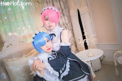 小野妹子w - Ram Rem (拉姆, 雷姆) nude cosplay leaked 276672