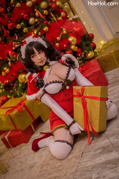 Yoshinobi - Ooshio Xmas (Azur Lane) nude cosplay leaked 604079