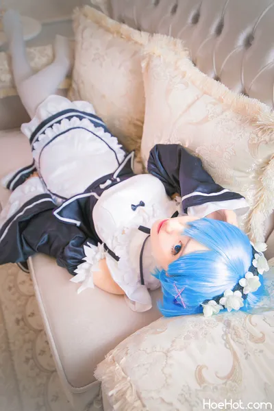 小野妹子w - Ram Rem (拉姆, 雷姆) nude cosplay leaked 276670