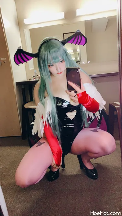 saku Morrigan Aensland nude cosplay leaked 157552