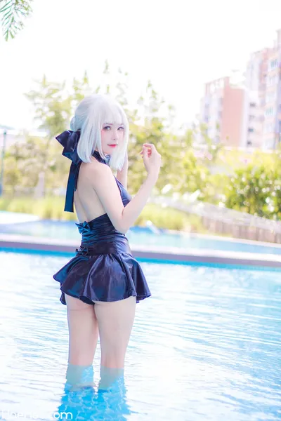 KitKat 9 - Saber Alter Swim Suit nude cosplay leaked 439007