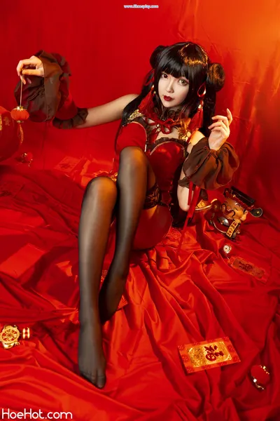 [妍子坚不可摧] 狂三新年 Tokisaki Kurumi Happy New Year nude cosplay leaked 78549