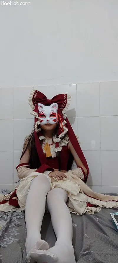 my qq group friend cosplay reimu hakurei （crossdressing） nude cosplay leaked 620074