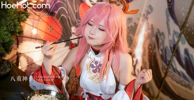 [阳炎型小菠萝] 八重神子 Genshin Impact Yae Miko nude cosplay leaked 230456