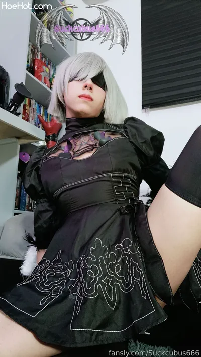 Succubus Trap Boy - 2B nude cosplay leaked 330544