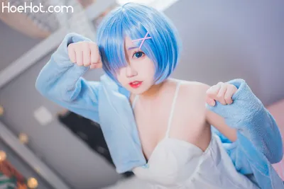 [Cosplay] 猫君君MaoJun 雷姆猫耳睡衣 nude cosplay leaked 135961